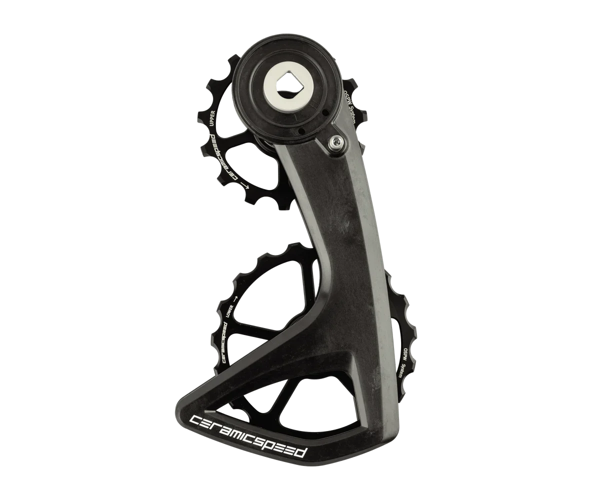 Cambio Trasero CeramicSpeed OSPW RS 5-Radios SRAM Red/Force AXS Negro