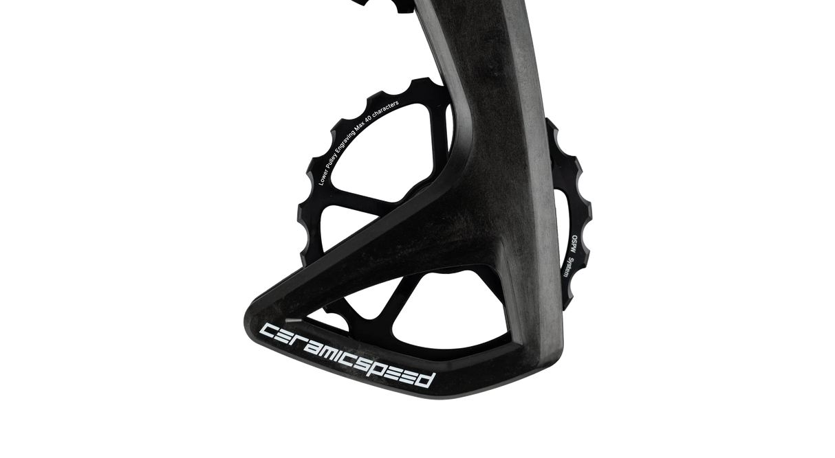 Cambio Trasero CeramicSpeed OSPW RS 5-Radios Shimano 9250/8150 Negro