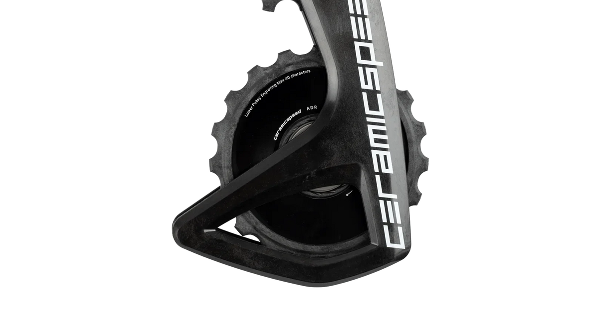 Cambio Trasero CeramicSpeed OSPW RS ALPHA SRAM Red/Force AXS Negro TEAM