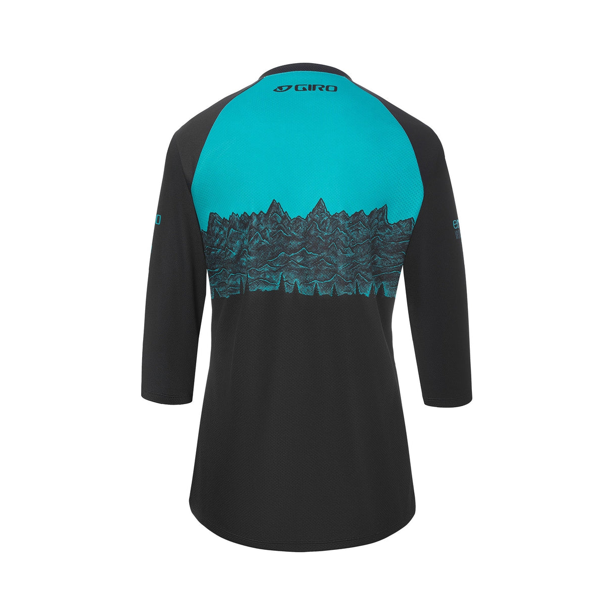 Jersey Manga 3/4 Giro Roust Mujer Negro