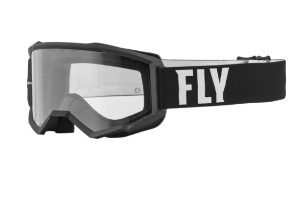 Antiparra Fly Racing Focus Negro/Blanco