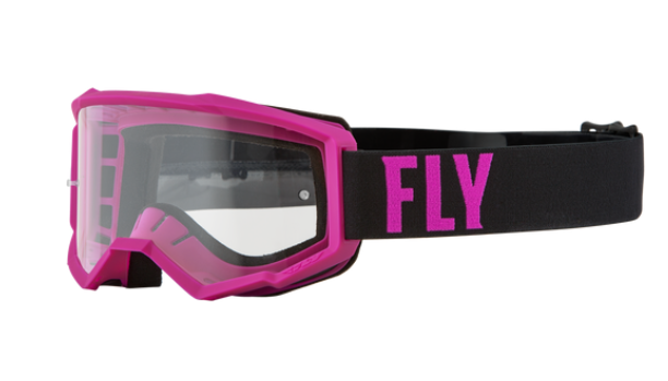 Antiparra Fly Racing Focus Rosado/Negro