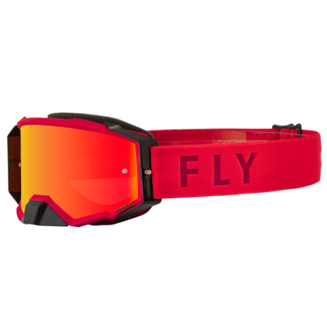 Antiparra Fly Racing Zone Pro Red W/ Red Mirror/Amber Lens