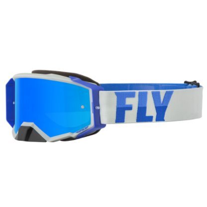 ZONE PRO GOGGLE GREY/BLUE W/ SKY BLUE MIRROR/SMOKE LENS