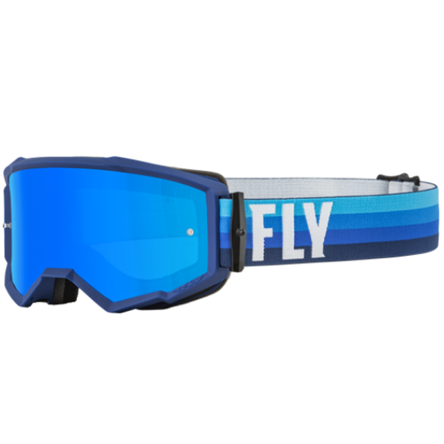 Antiparra Fly Racing Zone Black/Blue W/ Sky Blue Mirror/Smoke Lens