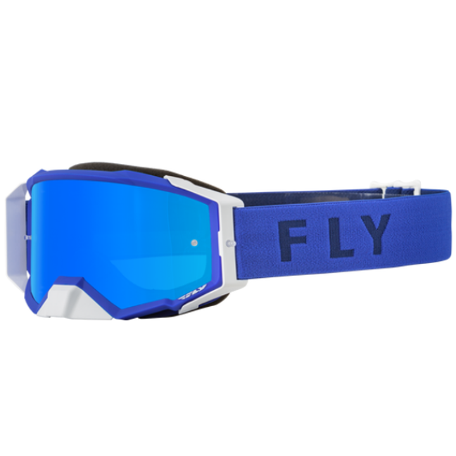 Antiparra Fly Racing Zone Pro Blue W/ Sky Blue Mirror/Smoke Lens
