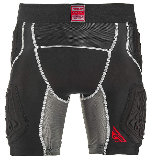Short Con Proteccion Fly Racing Barricade Negro