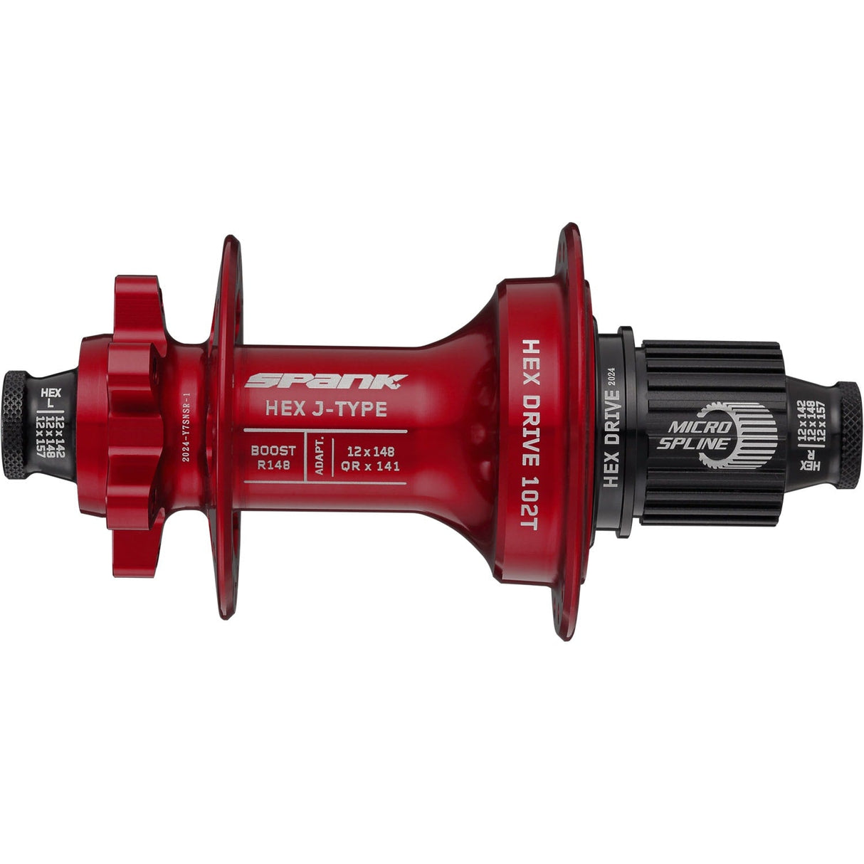 Maza Trasera Spank Hex J-Type Boost R148 Hg Maza Roja