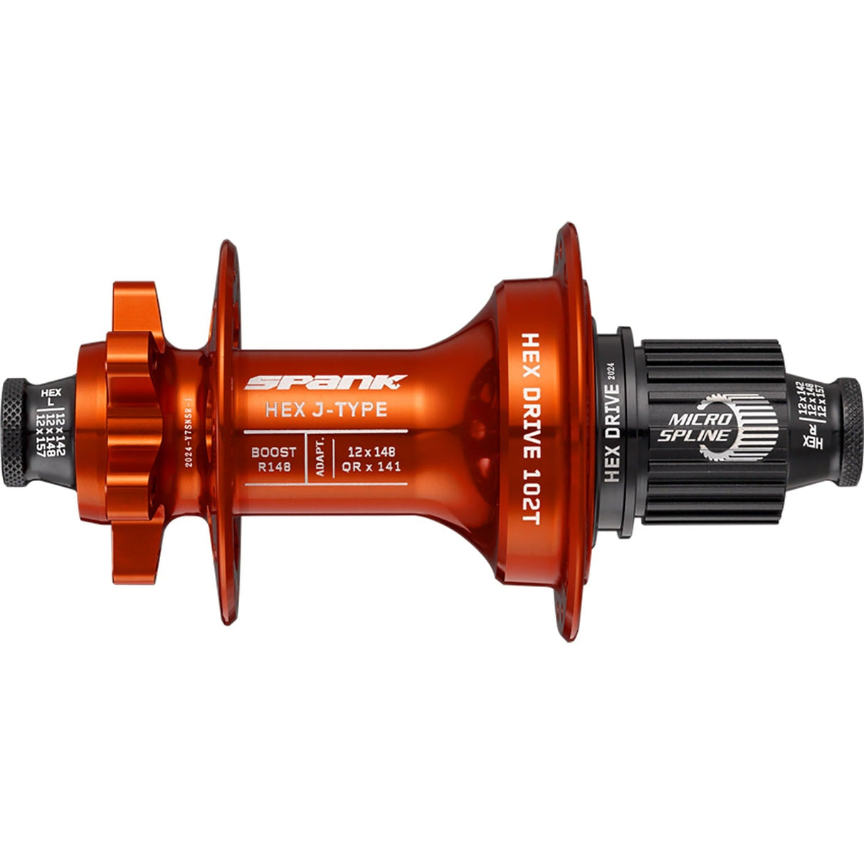 Maza Trasera Spank Hex J-Type Boost R148 Xd E-Plus Naranja