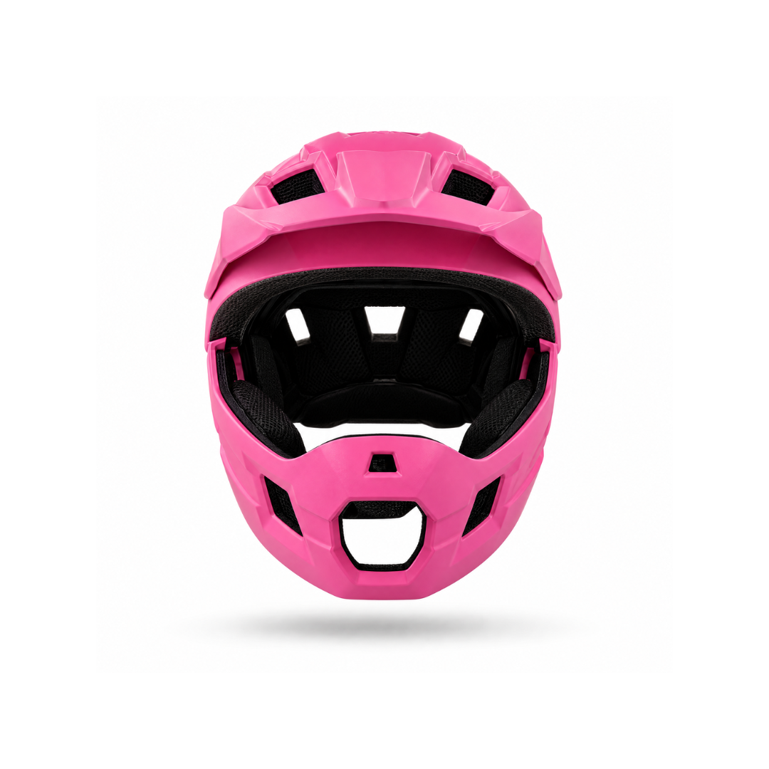 Casco Niño Kugan Junior Trail Full Face Convertible - Pink Matt