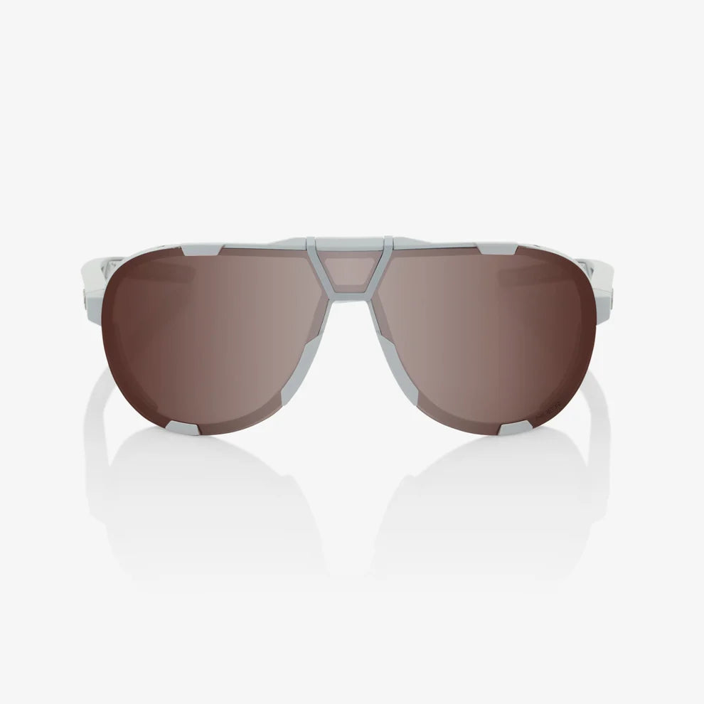 Anteojos 100% Westcraft Soft Tact Stone Grey - Hiper Crimson Silver Mirror Lens