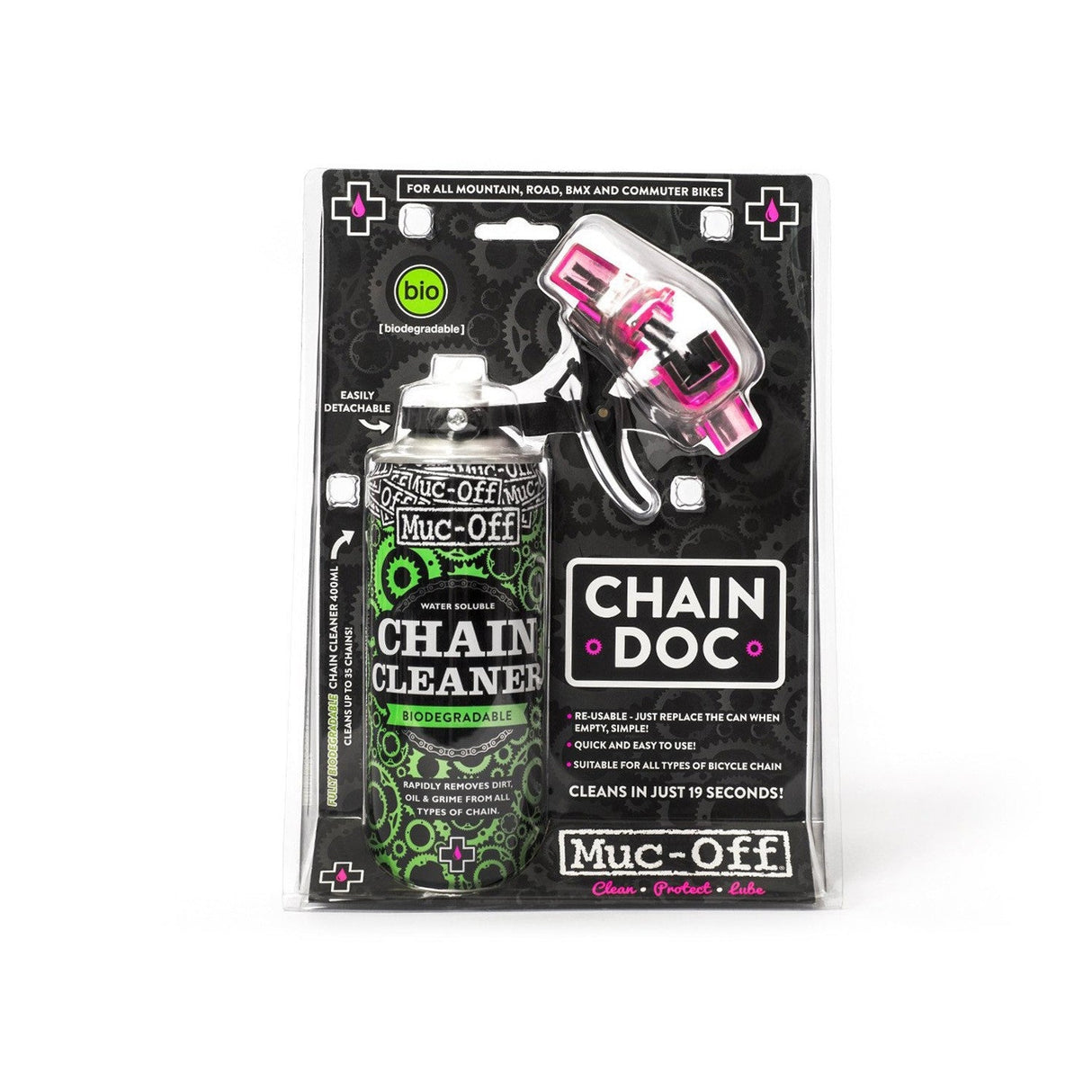 Limpiador De Cadena Con Cepillo Bio Chain Doc Muc-Off 400Ml