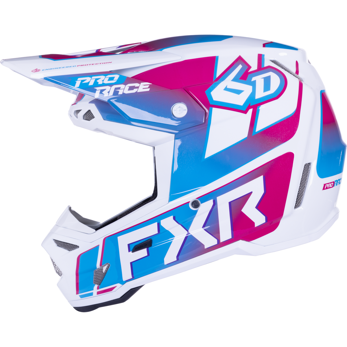 Casco 6D ATR-3 Blue Razz White
