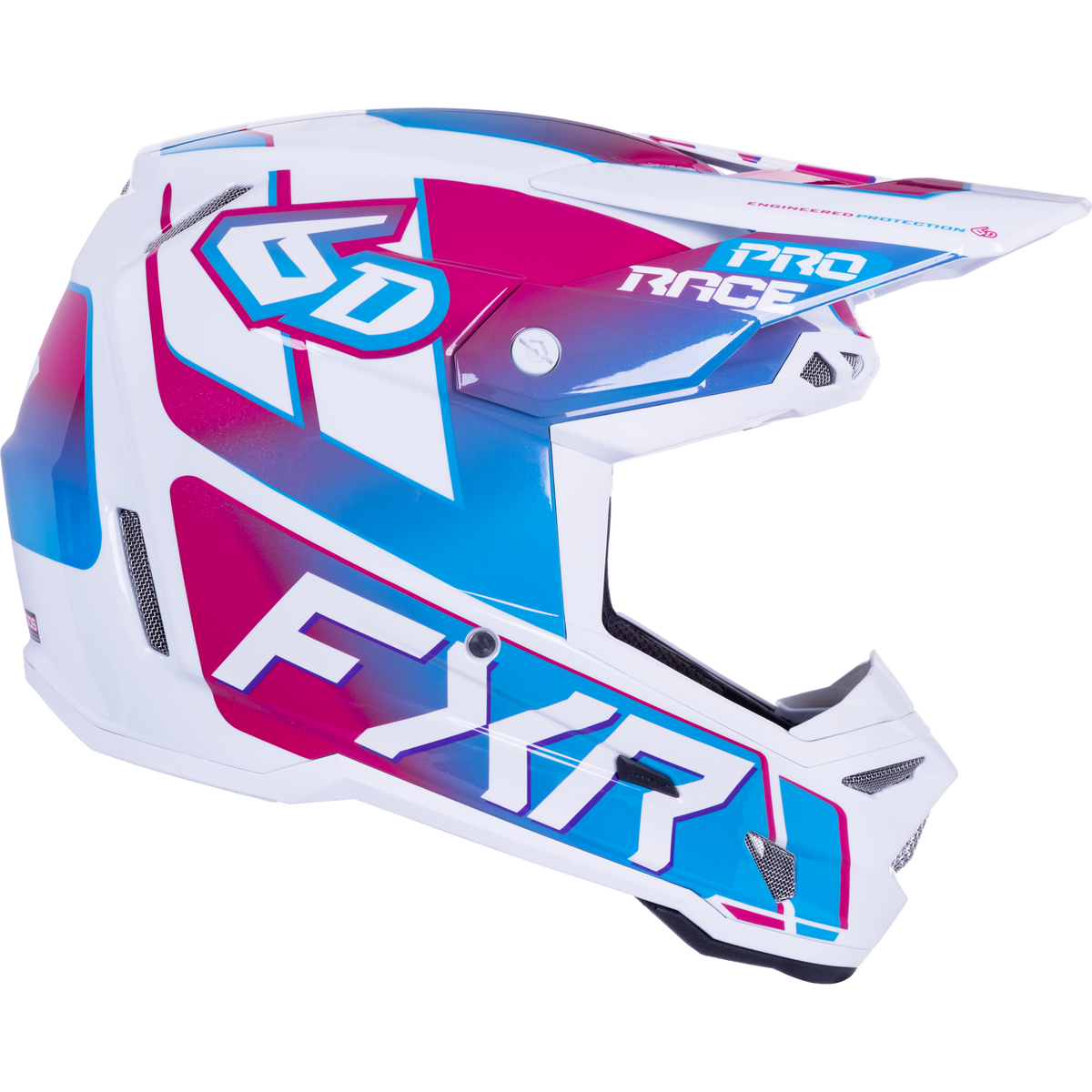 Casco 6D ATR-3 Blue Razz White