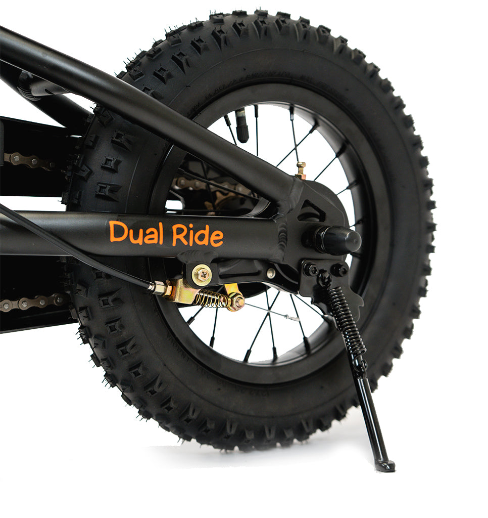 Bicicleta Niño 2 en 1 Dual Ride 12 - Black/Orange