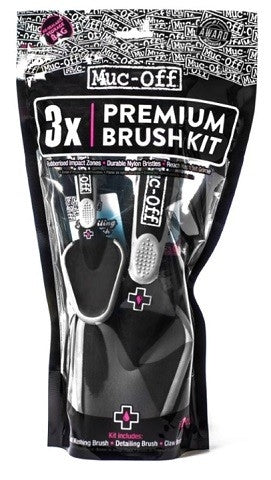 Set De 3 Cepillos Premium Muc-Off