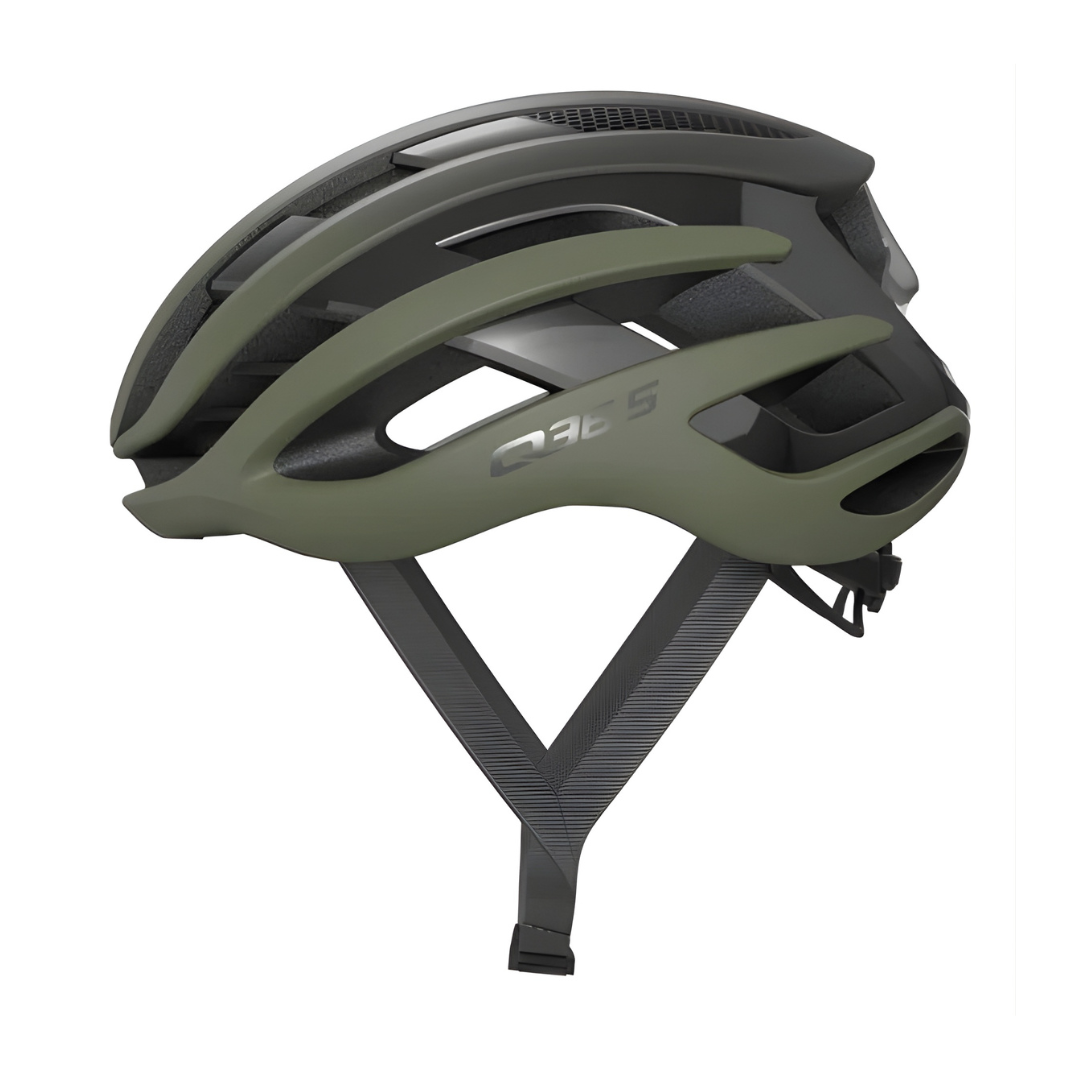 Casco Bicicleta Abus Airbreaker Verde Olivo