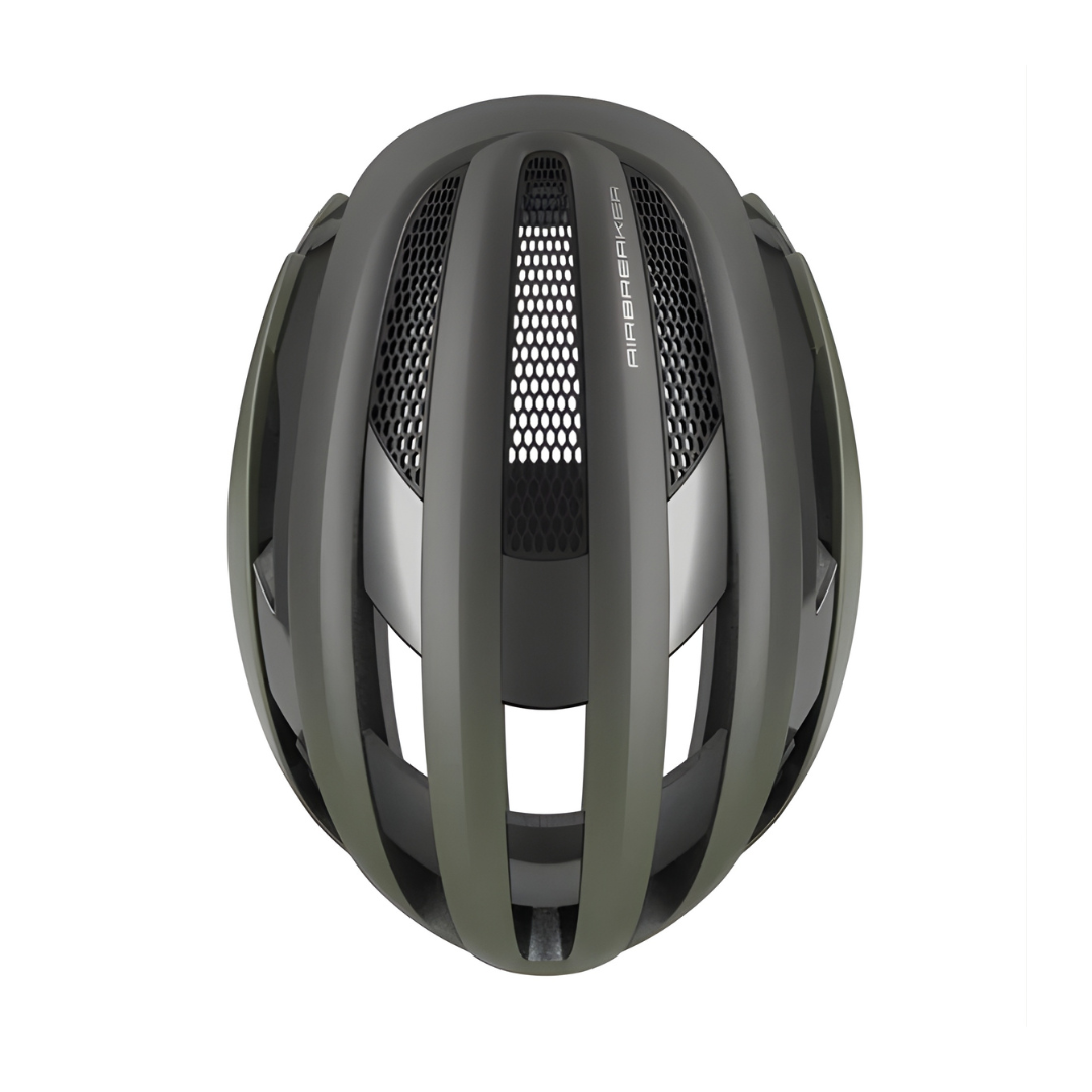 Casco Bicicleta Abus Airbreaker Verde Olivo