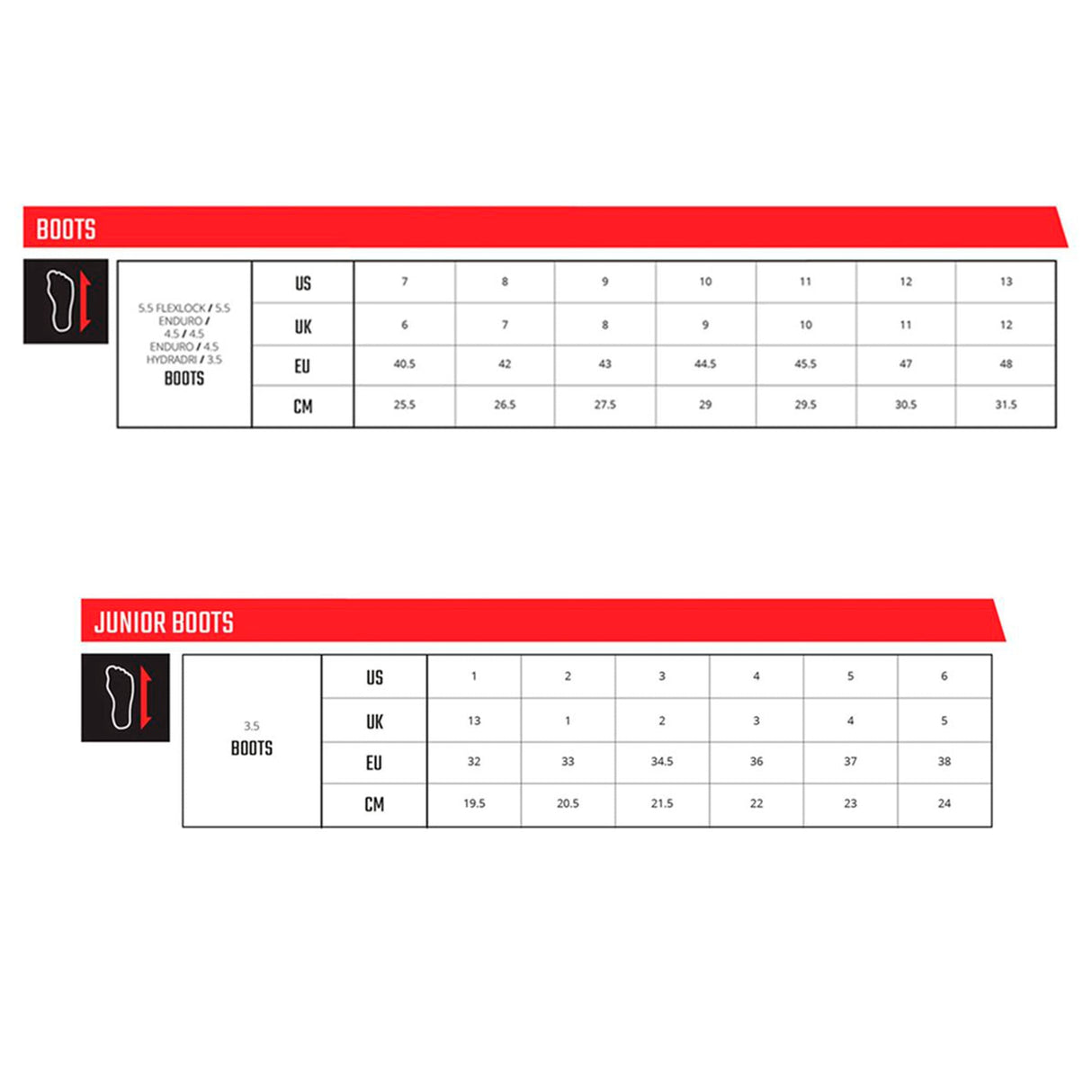 Botas Leatt 5.5 FlexLock Enduro Orange