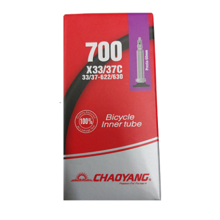 Cámara de Bicicleta Chaoyang 700X33/37C FV 60MM