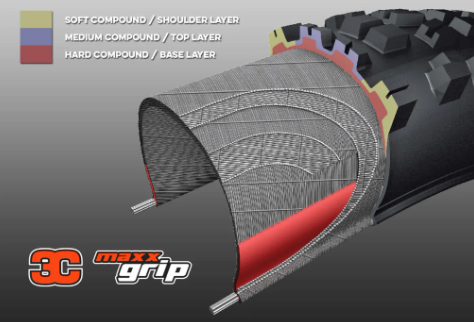 Neumatico Maxxis Assegai 27.5X2.5Wt Kevlar 3Cg/Exo+/Tr