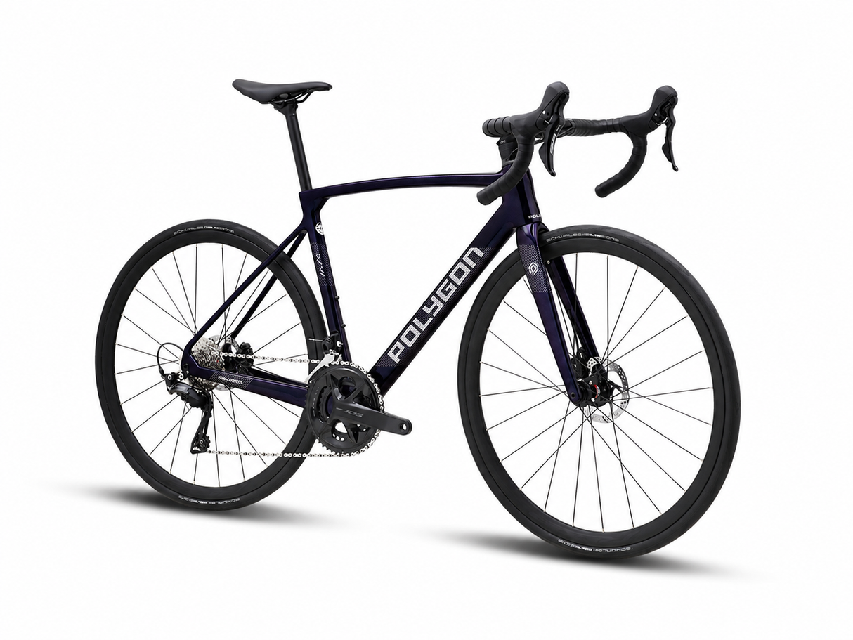 Bicicleta Ruta Polygon Strattos S7D Dark Purple - 105 12V