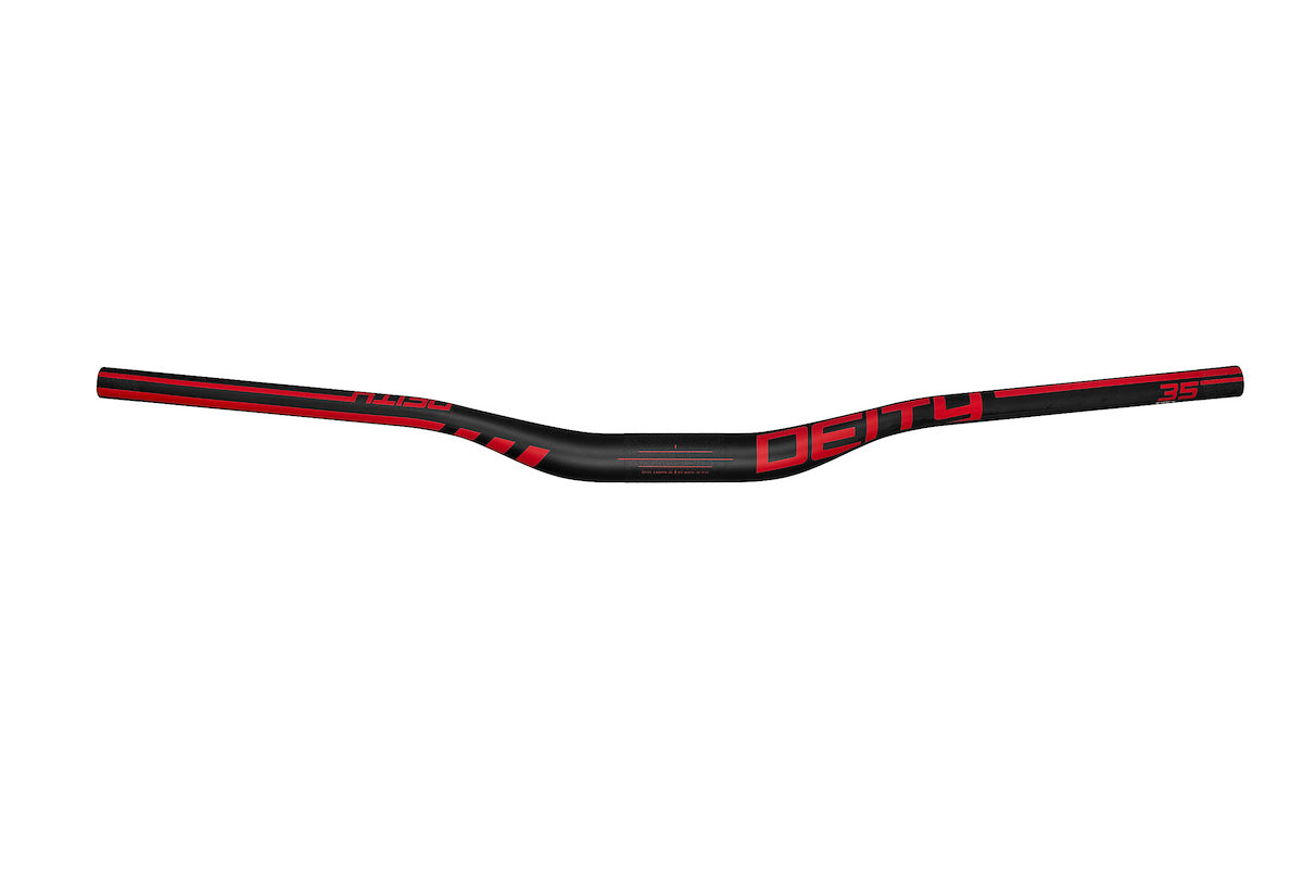Manubrio Deity Speedway Carbon 35X30Mm Red