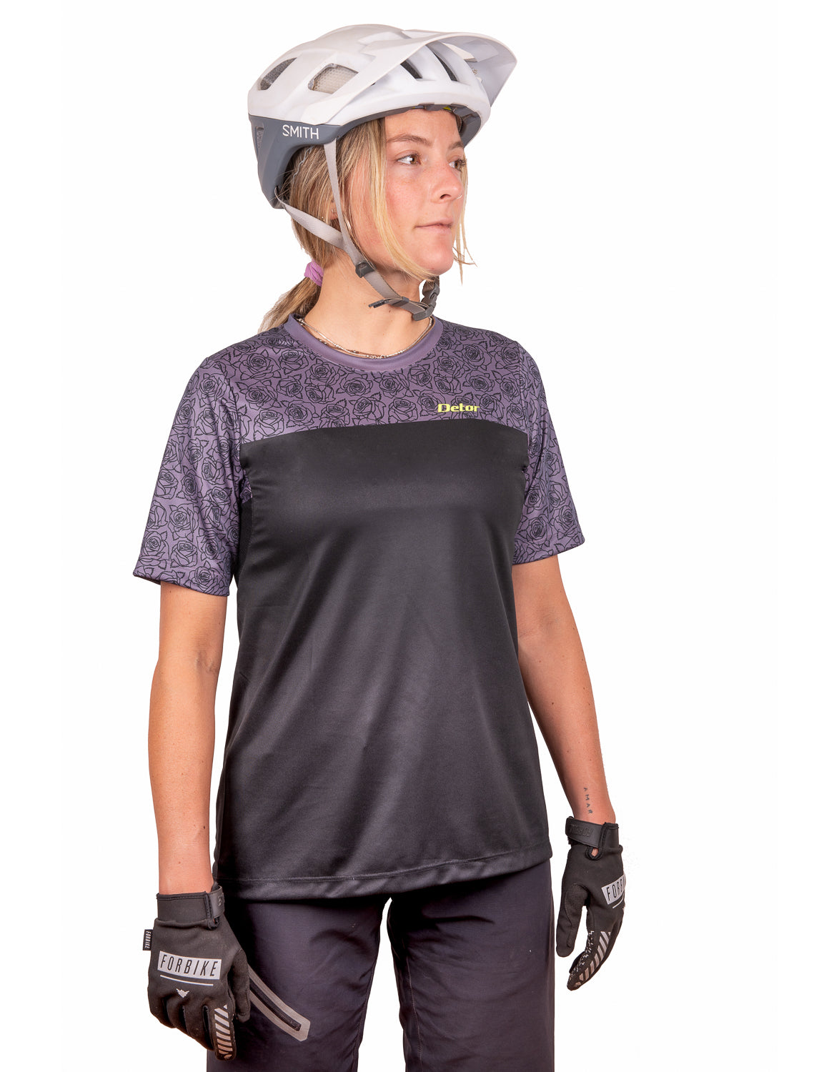 Jersey Detor Mujer Black Rose Morado/Negro Mc