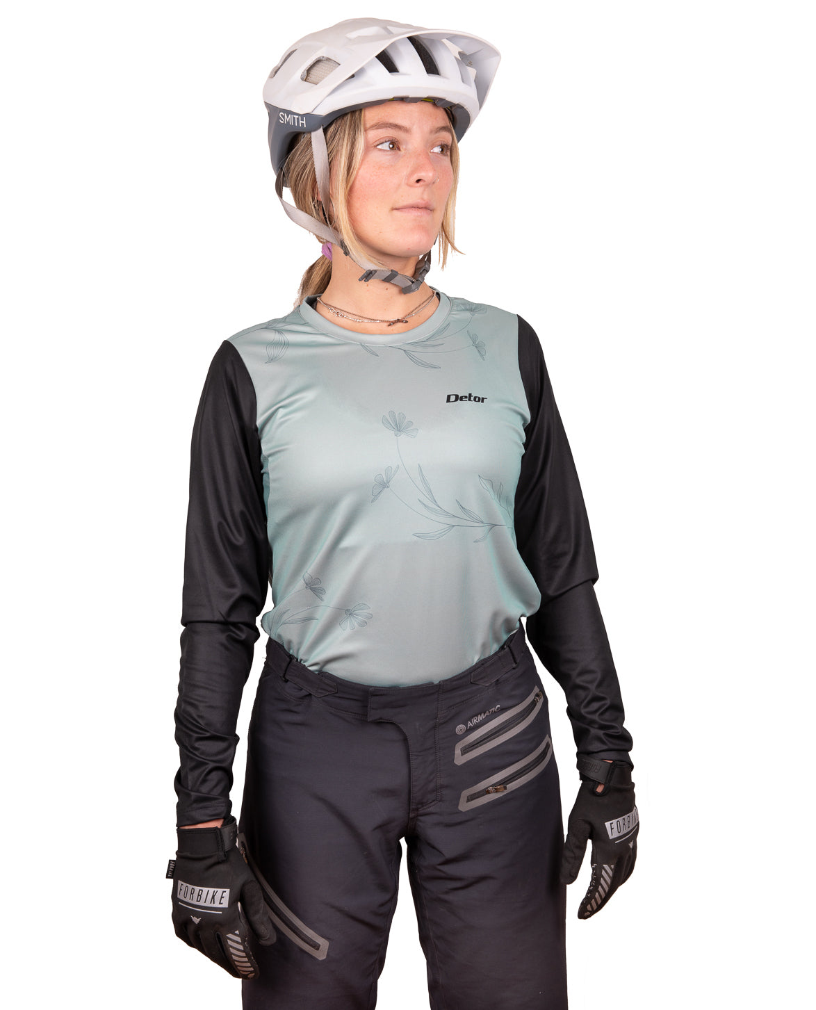 Jersey Detor Mujer Wildflowers Verde ML