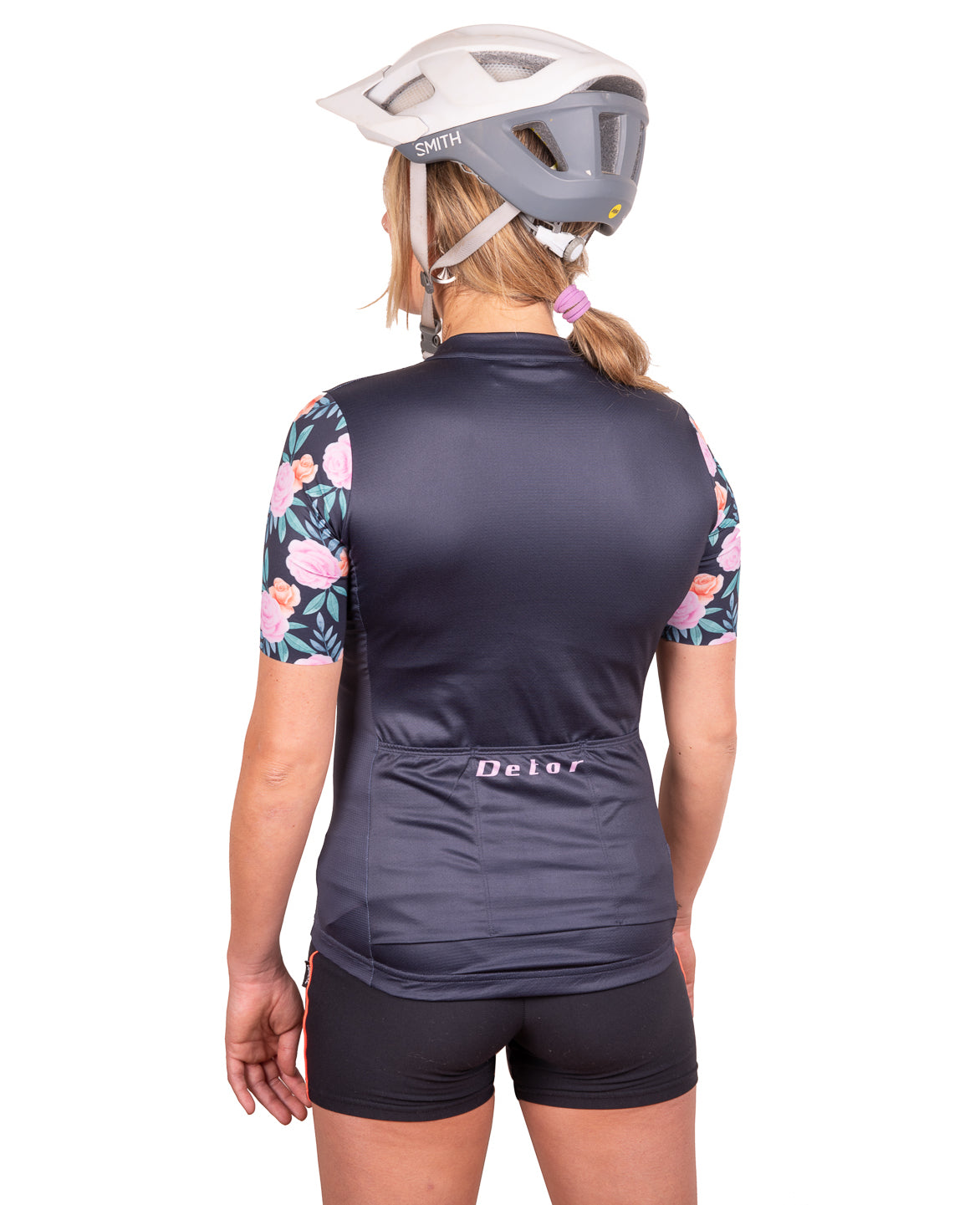 Tricota Detor Mujer Peonias Azul Marino Mc