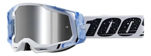 Antiparra 100% Racecraft 2 Goggle Mixos - Mirror Silver Flash Lens
