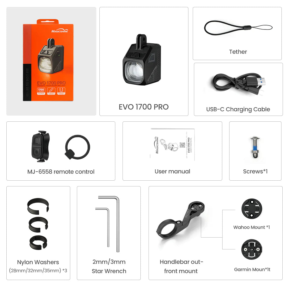 Luz Magicshine EVO 1700 PRO Magnetic Smart