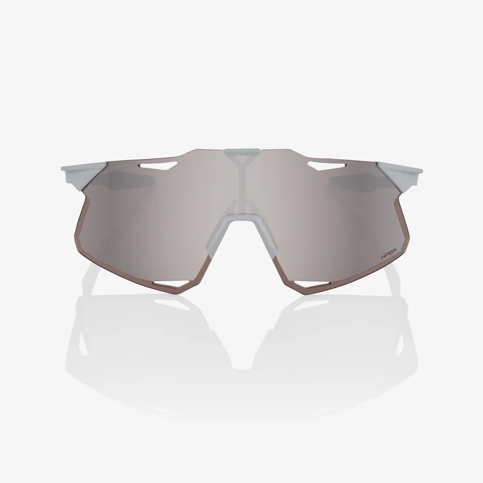 Anteojos 100% Hypercraft Matte Stone Grey - Hiper Silver Mirror Lens