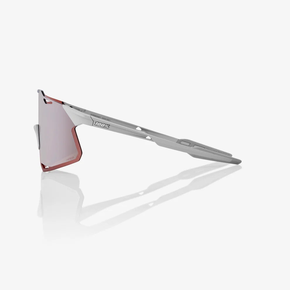 Anteojos 100% Hypercraft Matte Stone Grey - Hiper Silver Mirror Lens