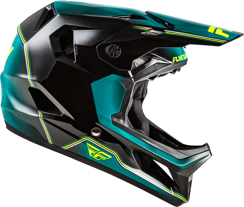 Fly Racing 2026 Rayce Repeat Bicycle Helmet Black/Teal/Hi-Vis