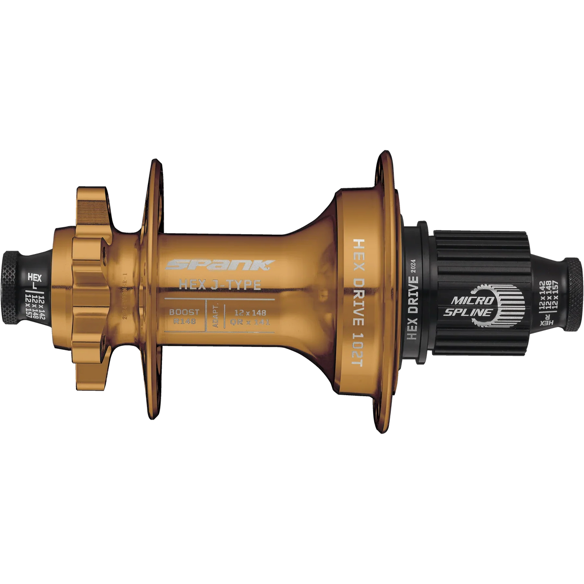 Maza Spank Trasera Hex J-Type Boost R148 Microspline Hub