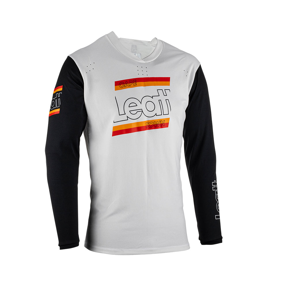 Jersey Leatt MTB Enduro 4.0 Blanco/Negro