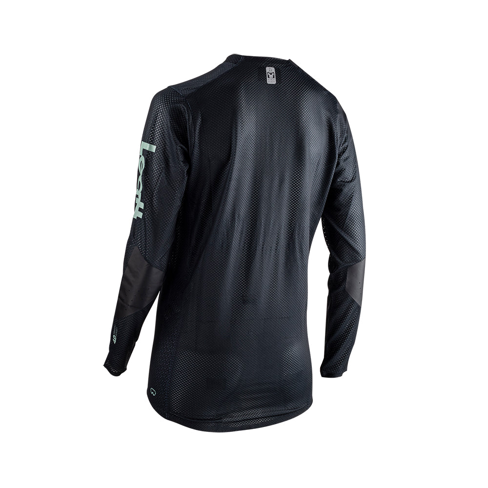 Jersey Leatt Mujer MTB Gravity 4.0 Negro