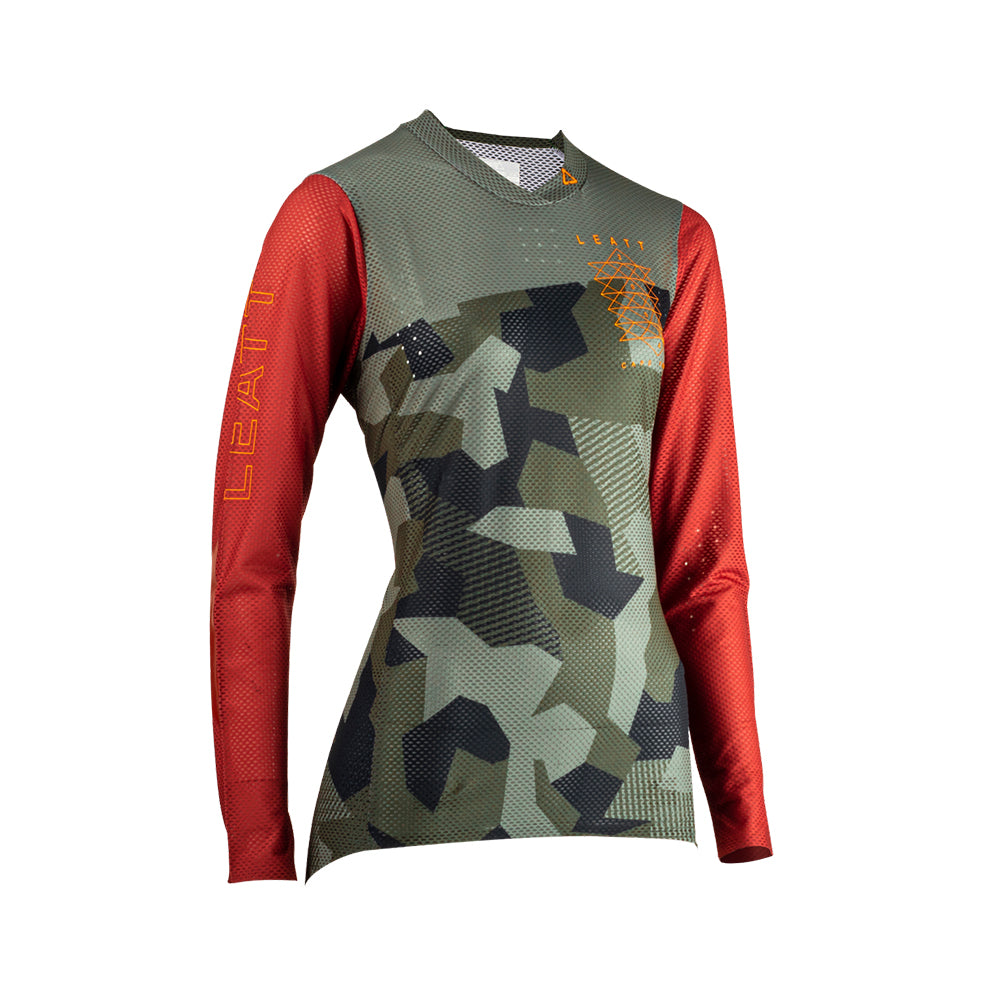 Jersey Leatt Mujer MTB Gravity 4.0 Camo