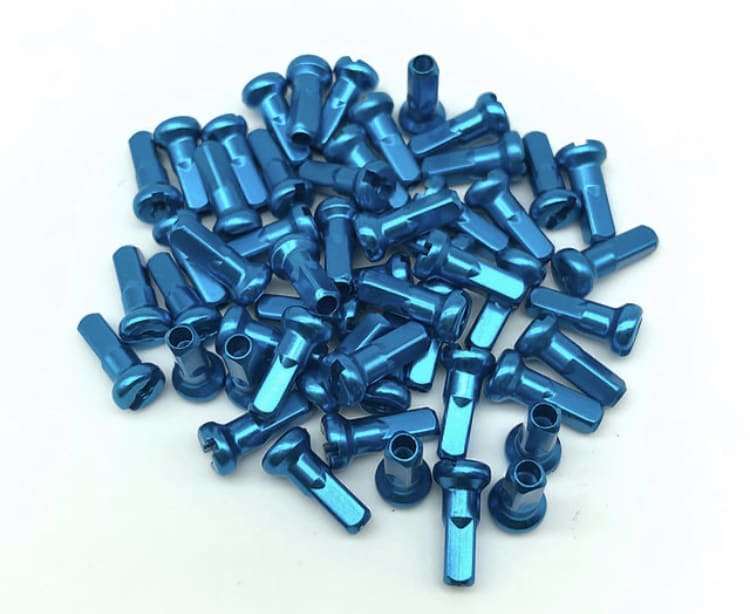 Nipple Pillar Alum 14G X 12Mm Turquesa