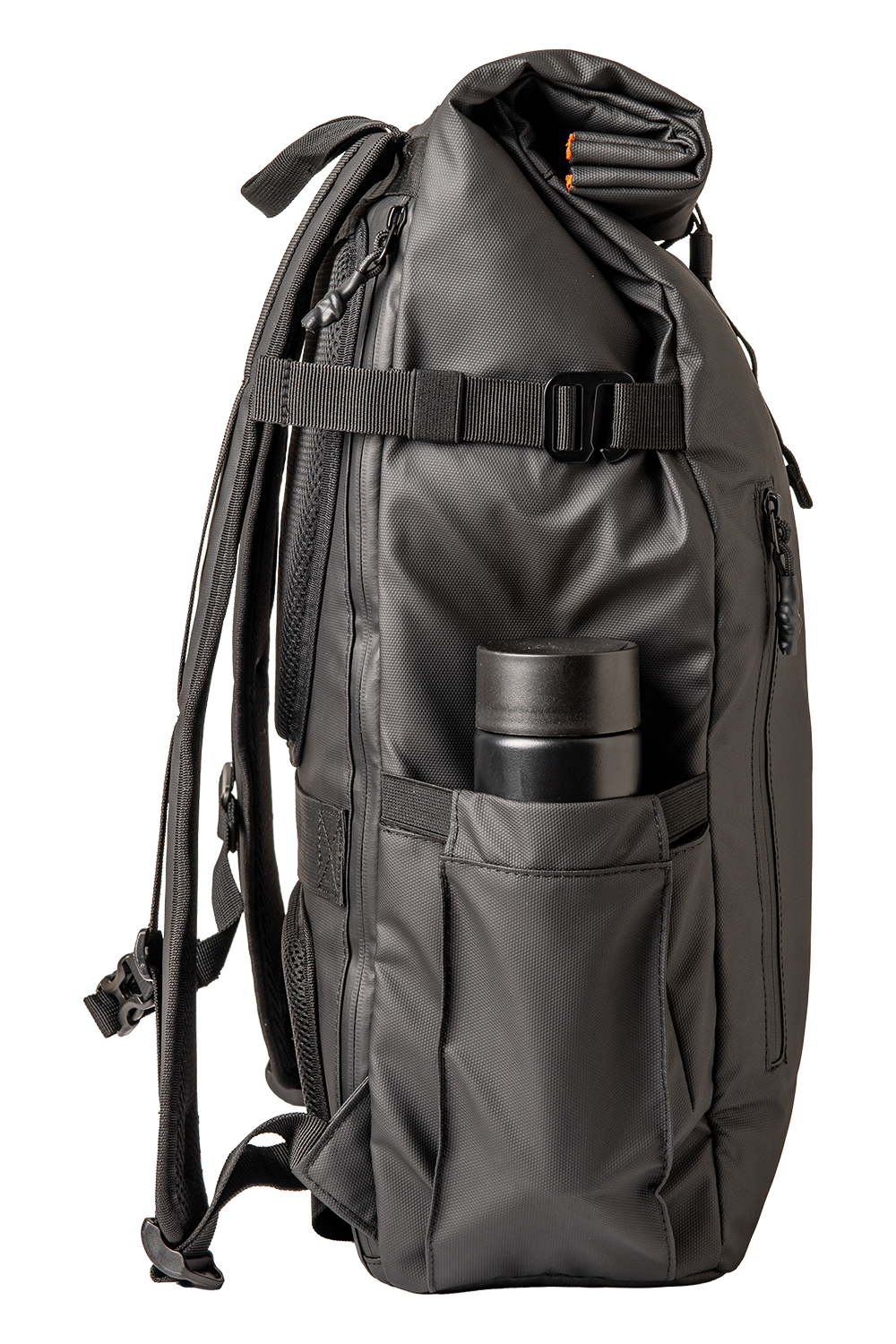 Mochila Roll On Top Carbon Black