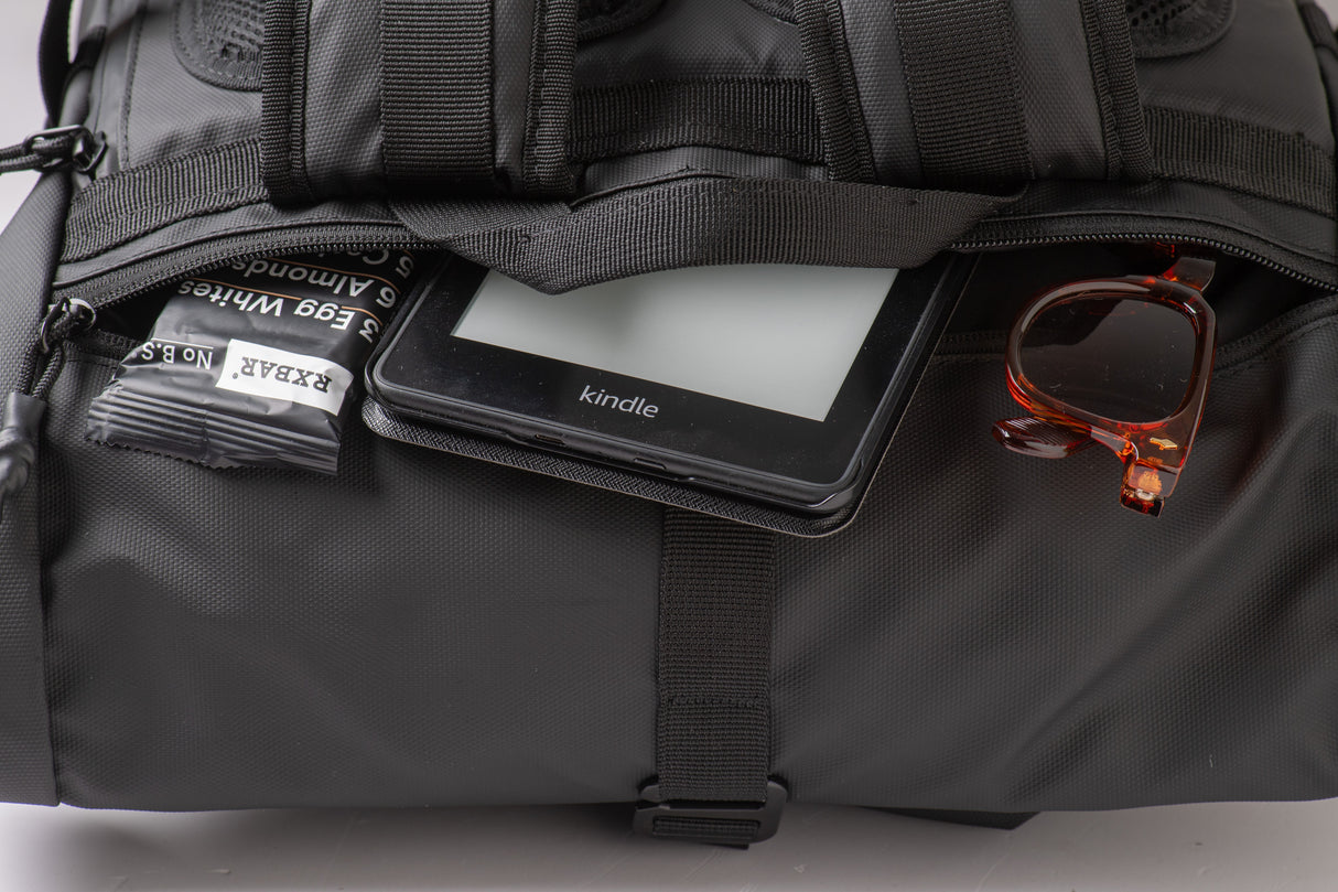 Mochila Roll On Top Carbon Black