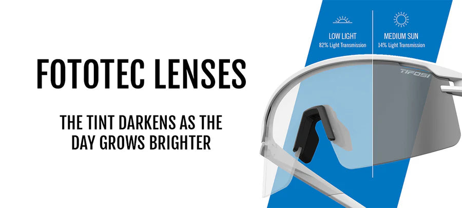 Lente Ciclismo Fotocromático Tifosi - MOAB Lite Matte White