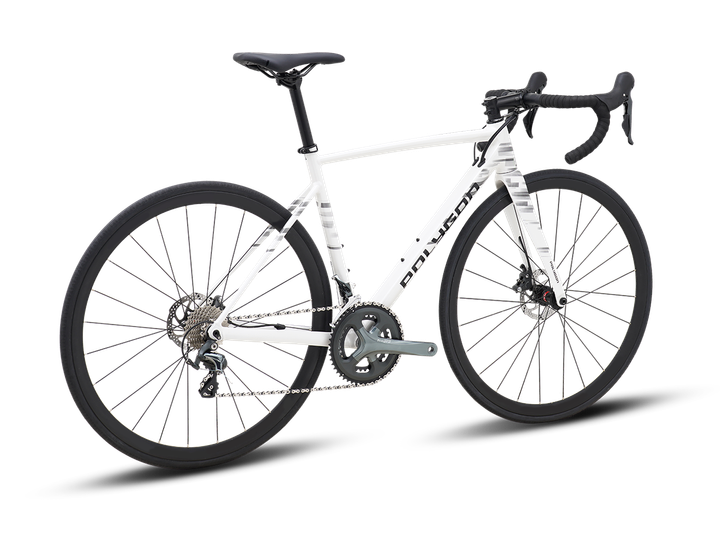 Bicicleta Ruta Polygon Strattos S4D White/Blk - Tiagra 10V