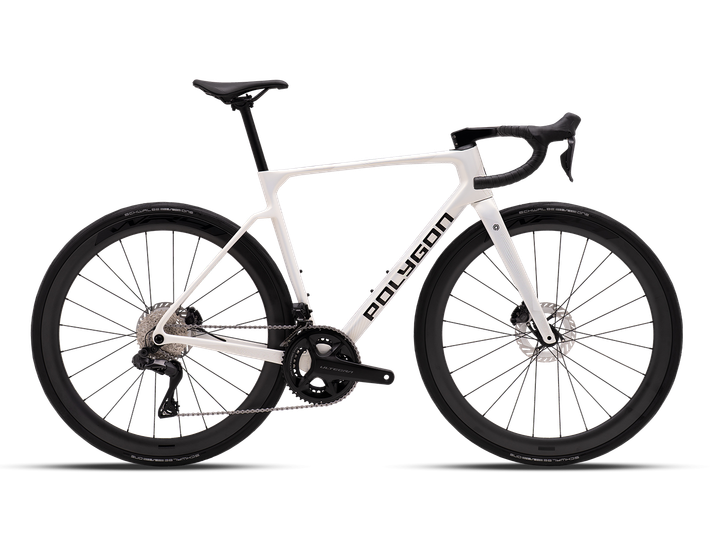 Bicicleta Polygon Strattos C8 Di2 White - Ultegra Di2 12V