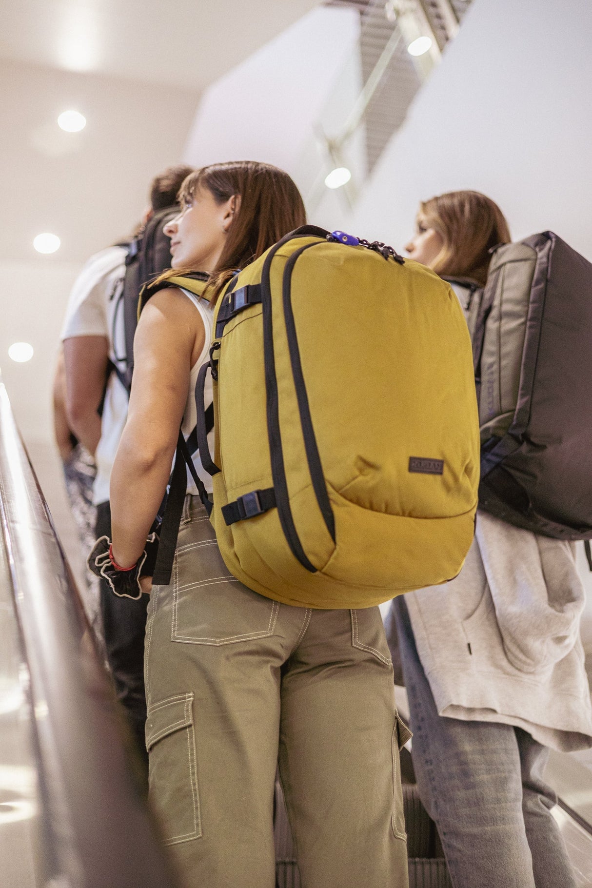 Mochila Traveler Mustard Yellow