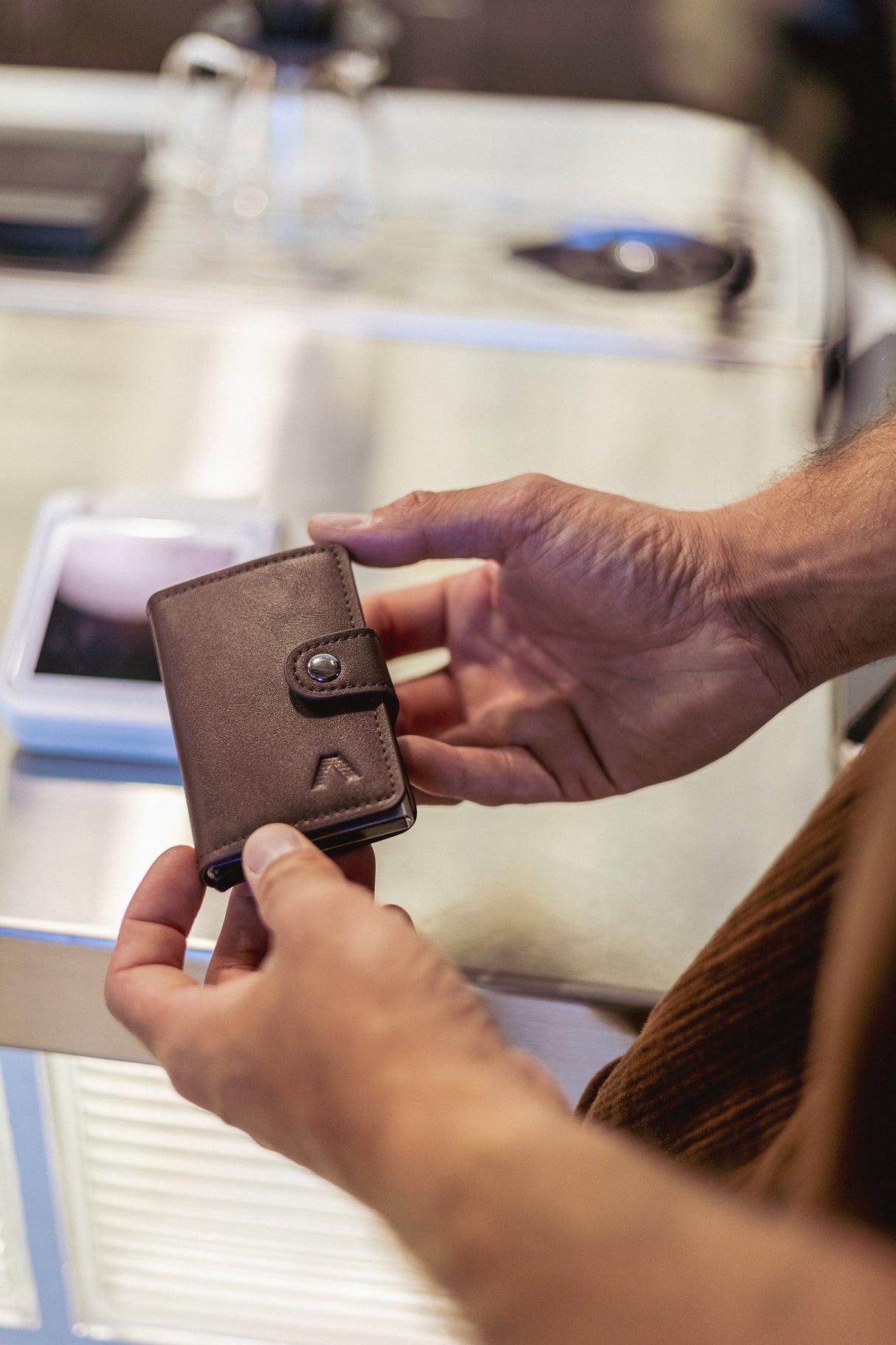 Billetera Slim Wallet Brown