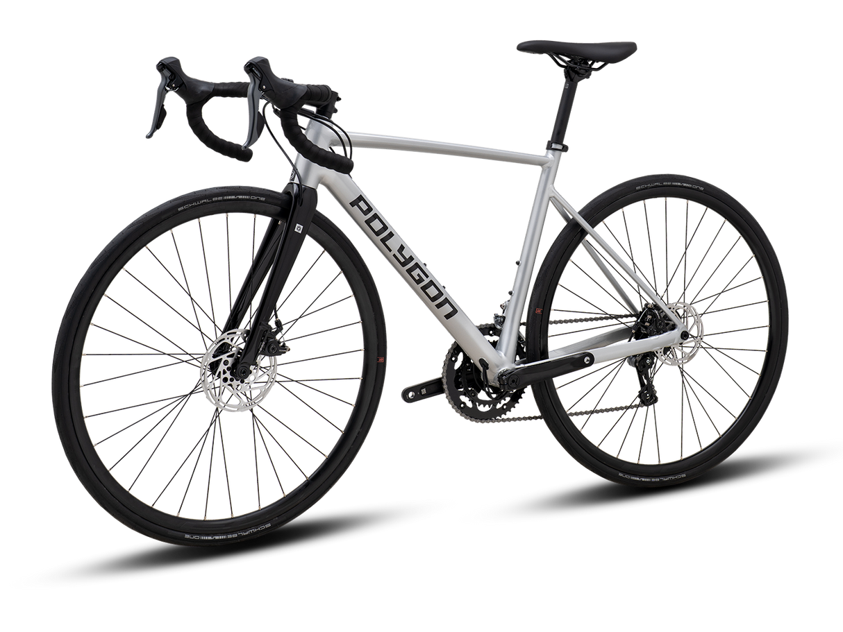 Bicicleta Ruta Polygon Strattos S2D Silver