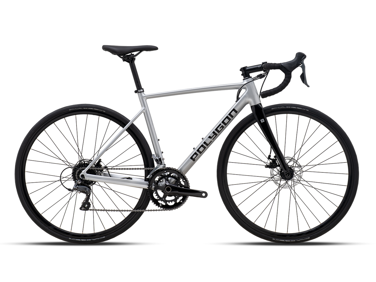 Bicicleta Ruta Polygon Strattos S2D Silver