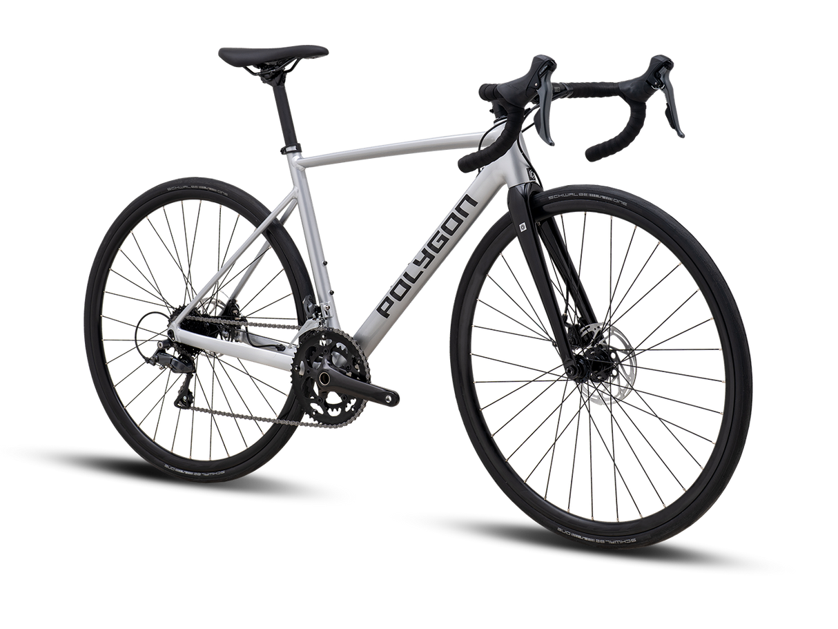 Bicicleta Ruta Polygon Strattos S2D Silver
